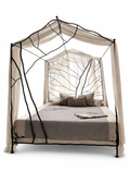 “Tree of Love” Sculptural Canopy Bed | Hand-Forged Iron Bed by Luis Márquez Studio