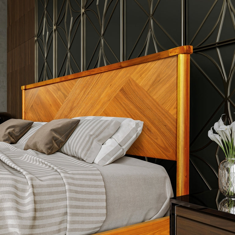 Panthera Solid Wood Bed Frame