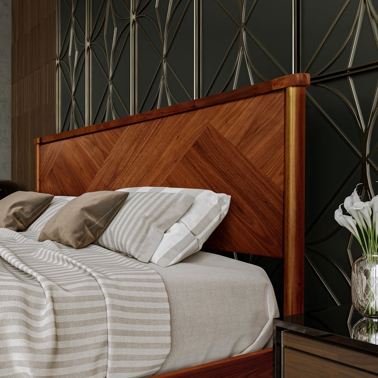 Panthera Solid Wood Bed Frame