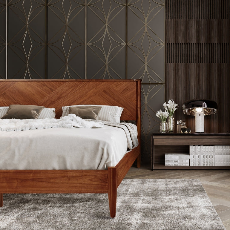 Panthera Solid Wood Bed Frame