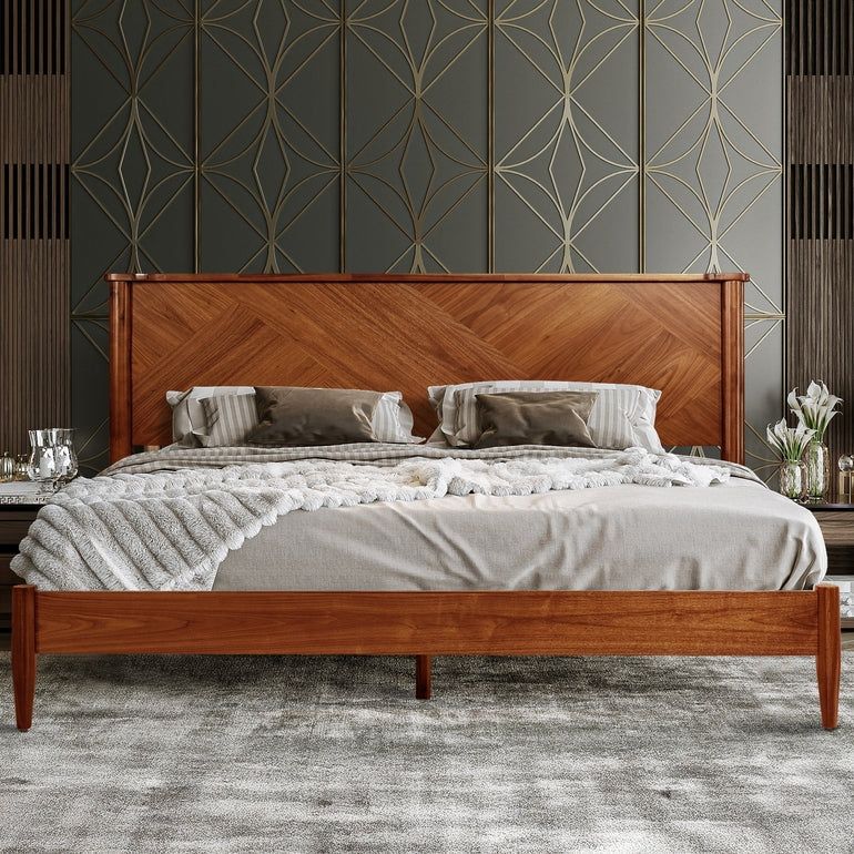 Panthera Solid Wood Bed Frame
