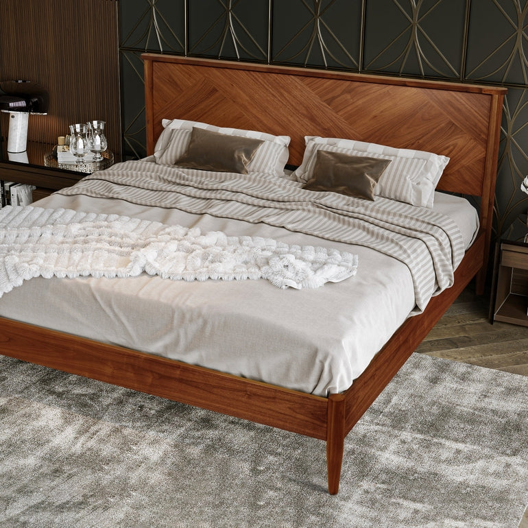 Panthera Solid Wood Bed Frame