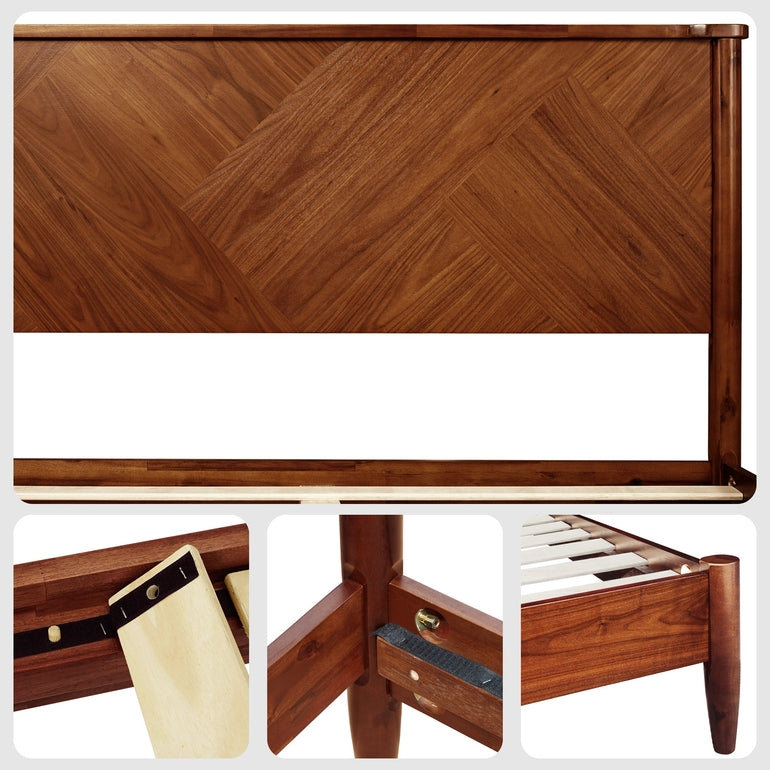 Panthera Solid Wood Bed Frame