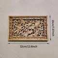 Wall Panel - 3D Carved Wood Vintage